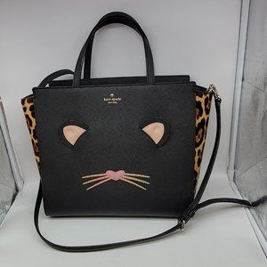 Kate Spade Leopard Hayden Run Wild Satchel